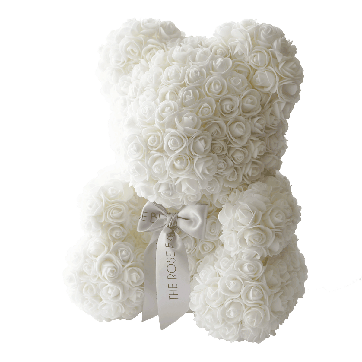 White rose teddy online bear