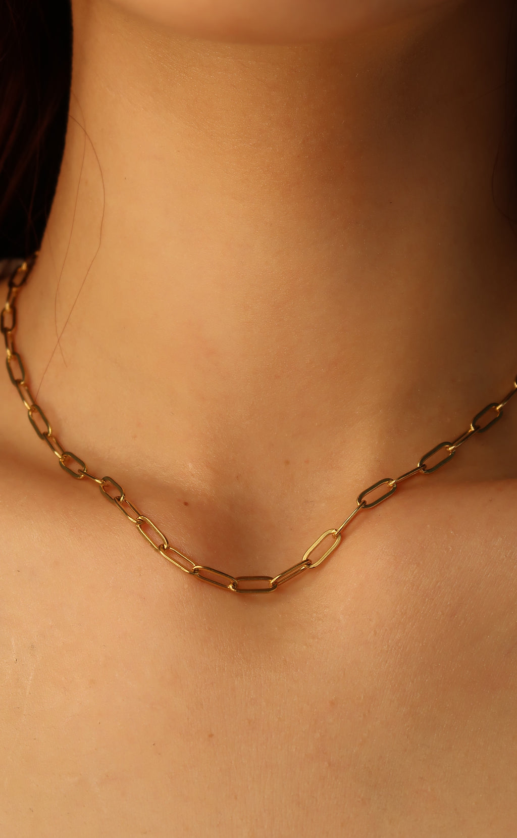 Gold Parker Micro Mini Necklace for Women Trendy Gold Necklace Jewelry Gifts for Girls