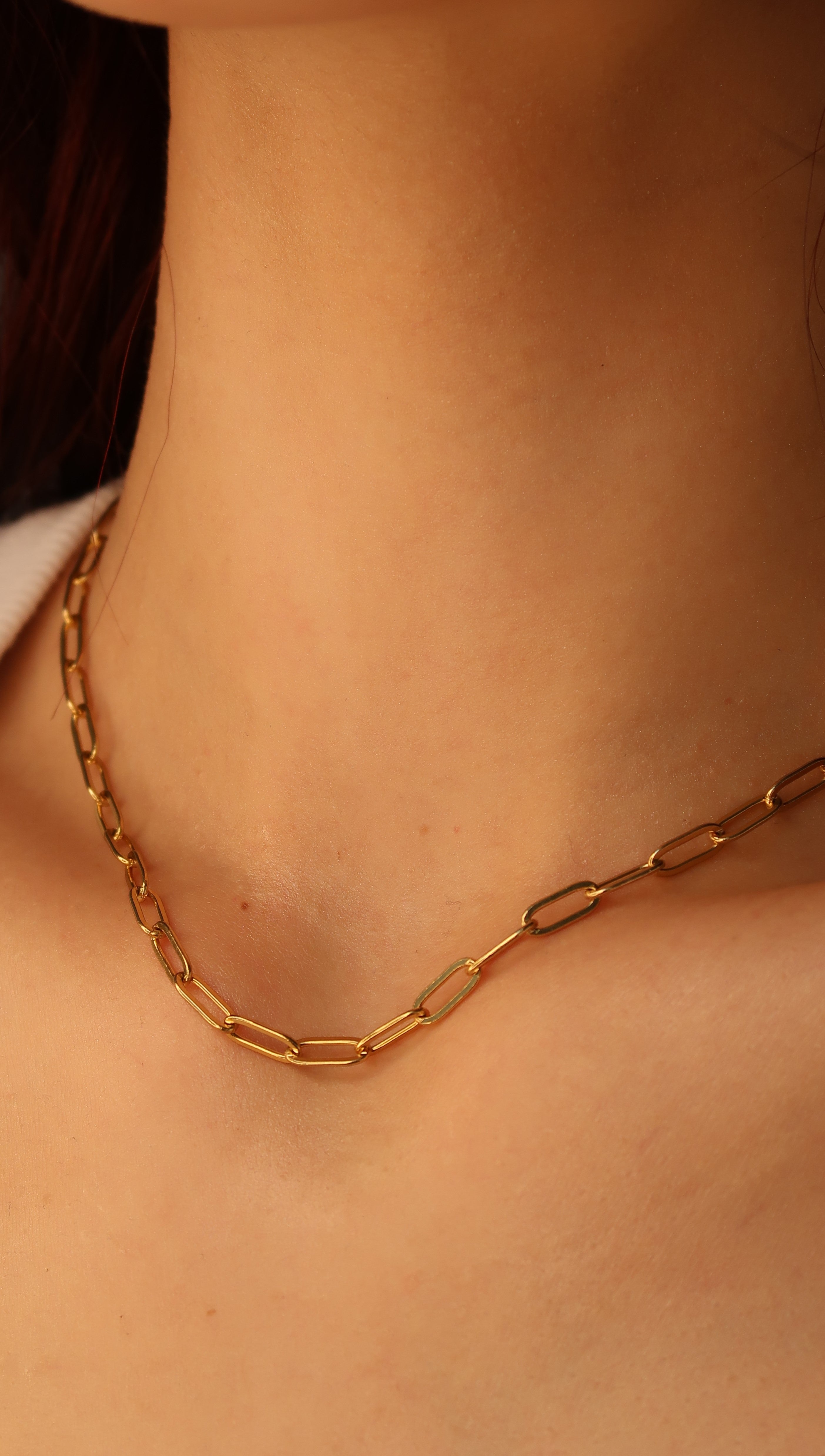 Gold Parker Micro Mini Necklace for Women Trendy Gold Necklace Jewelry Gifts for Girls