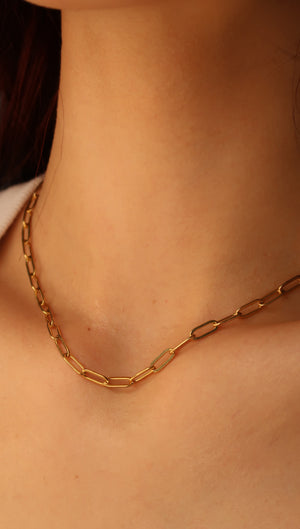 Gold Parker Micro Mini Necklace for Women Trendy Gold Necklace Jewelry Gifts for Girls