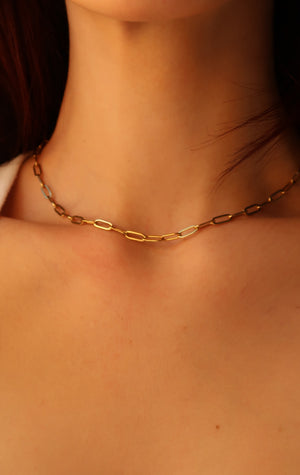 Gold Parker Micro Mini Necklace for Women Trendy Gold Necklace Jewelry Gifts for Girls