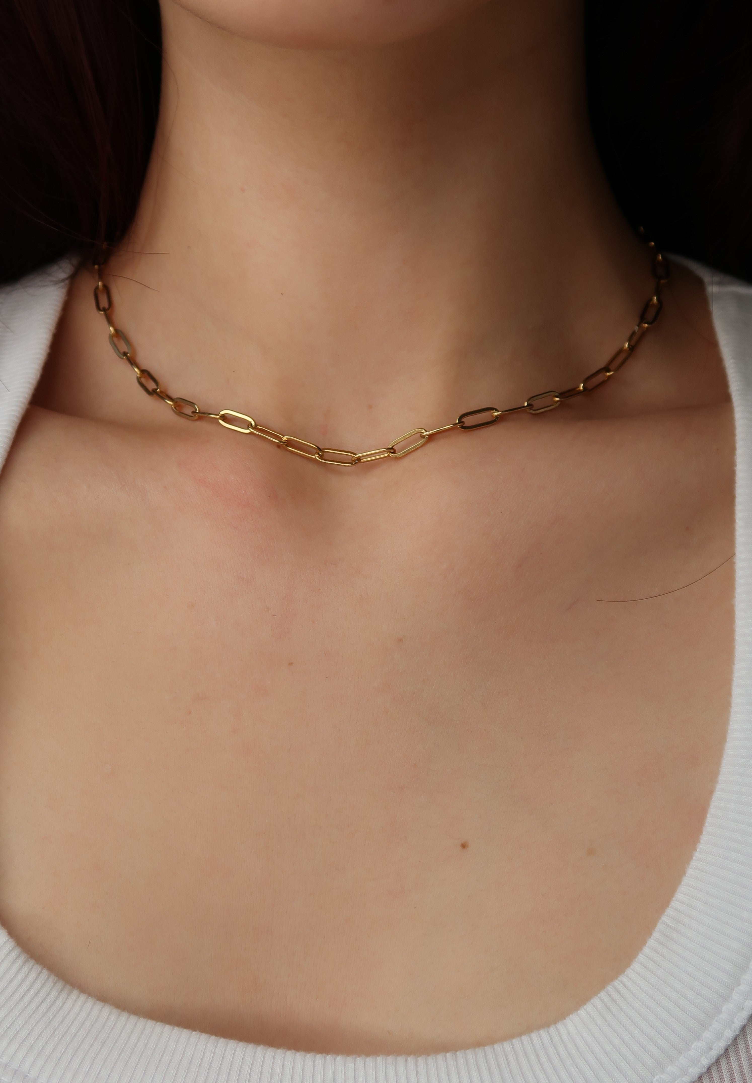 Gold Parker Micro Mini Necklace for Women Trendy Gold Necklace Jewelry Gifts for Girls