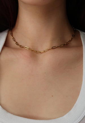 Gold Parker Micro Mini Necklace for Women Trendy Gold Necklace Jewelry Gifts for Girls