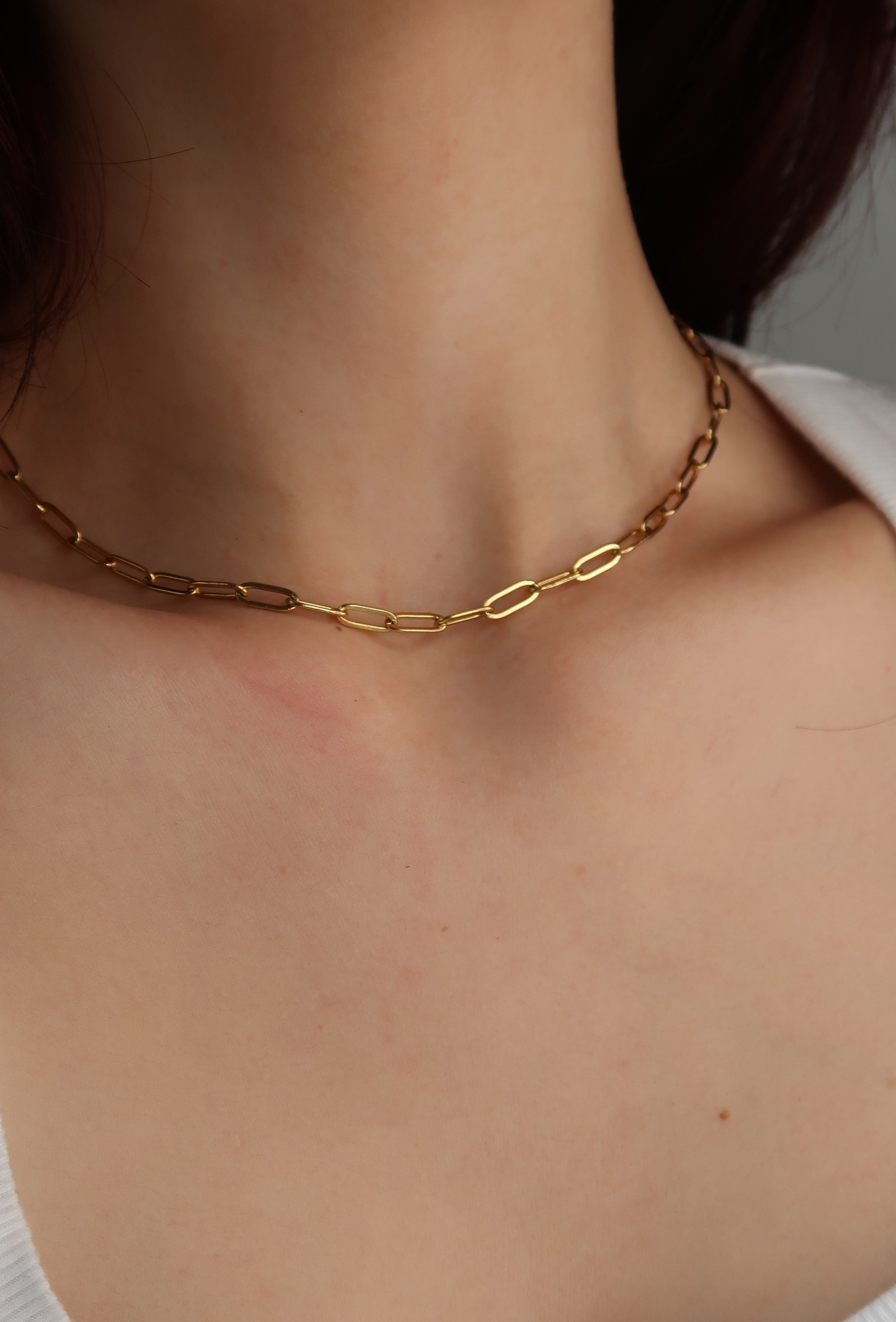 Gold Parker Micro Mini Necklace for Women Trendy Gold Necklace Jewelry Gifts for Girls