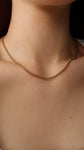 Gold Box Chain Necklace for Women Trendy Gold Necklace Jewelry Gifts for Girls