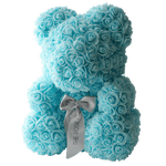 Baby Blue Rose Bear