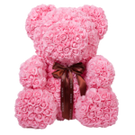 27" Pink Rose Bear