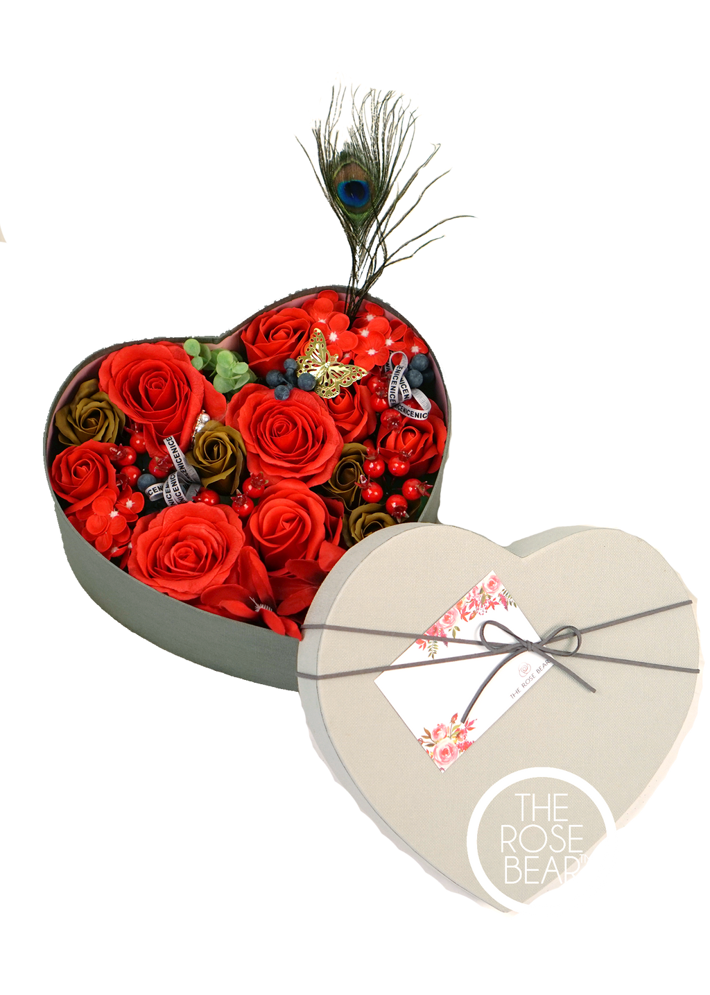 Love heart rose bear top limited edition