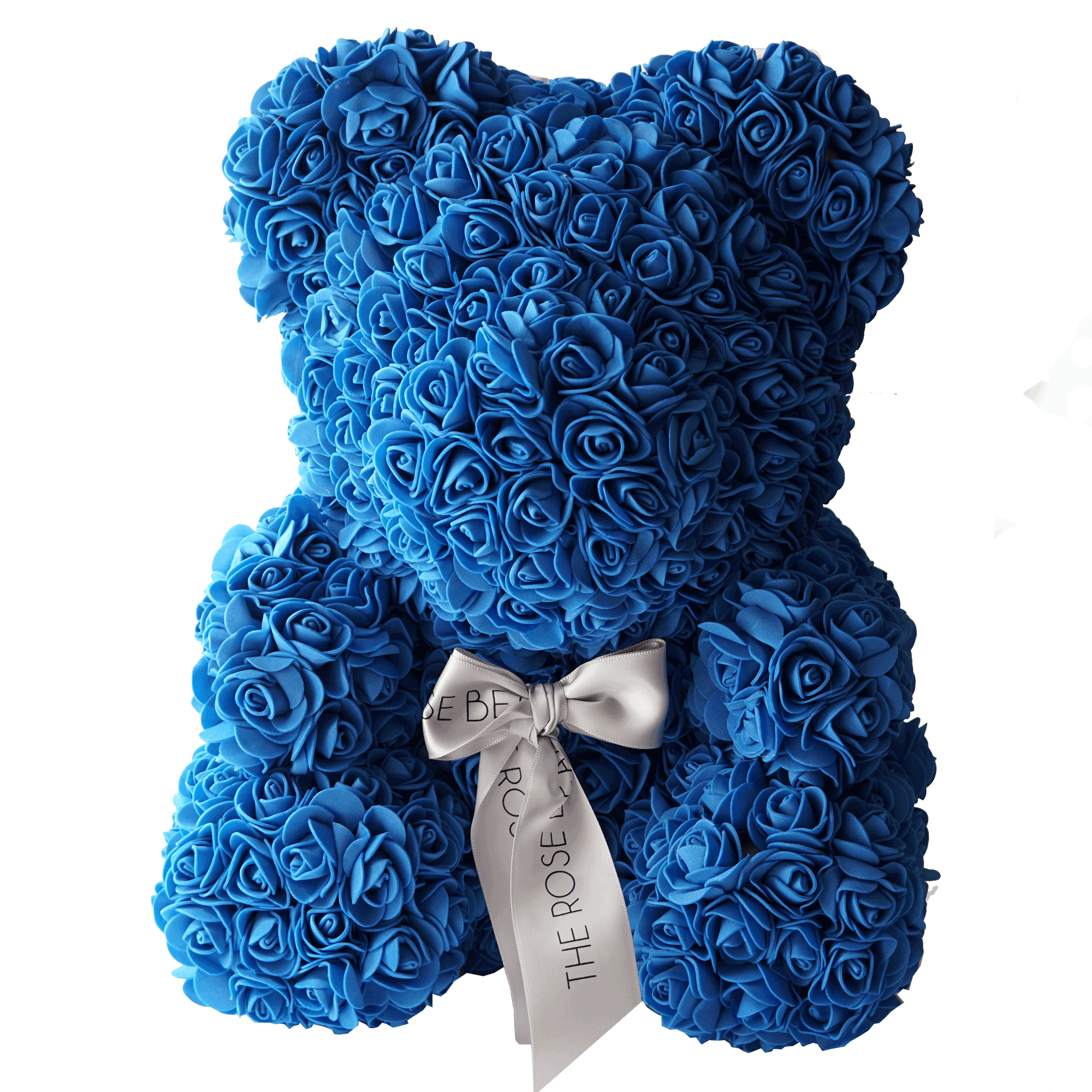 Royal Blue Rose Bear