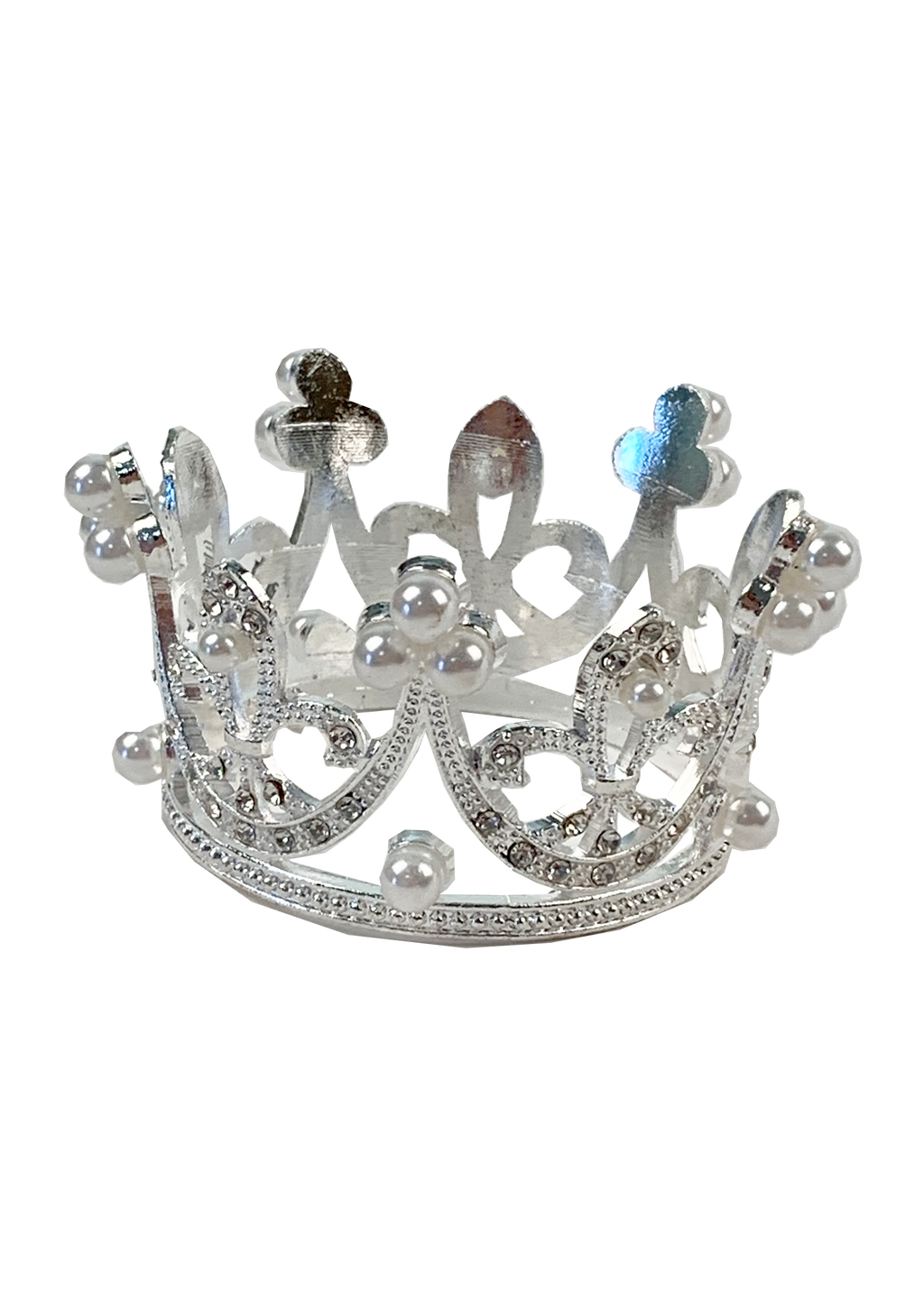 Mini Crystal & Pearl Crown