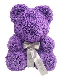 Purple Rose Bear